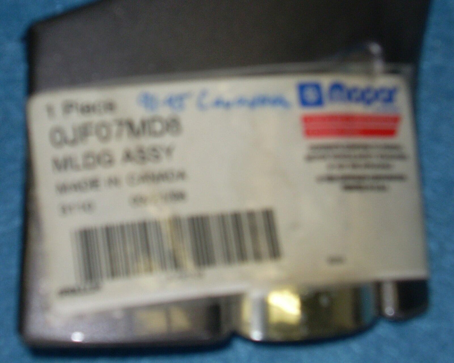 1989 1995 Caravan Voyager Town & Country Front Fender Molding Trim OEM-NEW-NOS