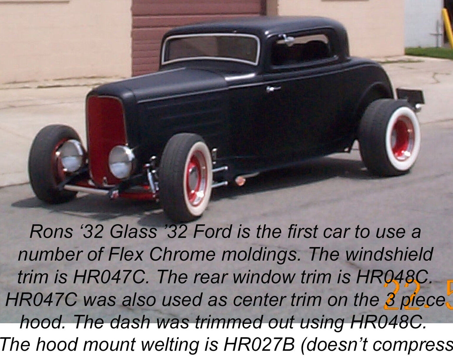 Flex Chrome Flexible Chrome Trim HR048C Hot Rod Rat Rod Muscle Car Custom