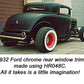 Flex Chrome Flexible Chrome Trim HR001C Hot Rod Rat Rod Muscle Car Custom