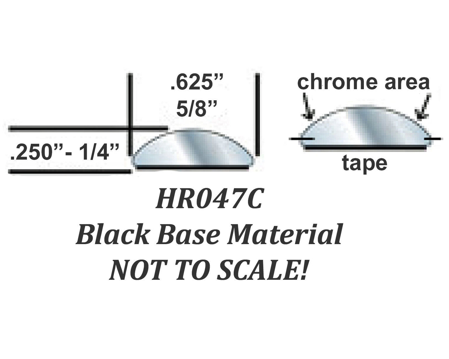 Flex Chrome Flexible Chrome Trim HR047C Hot Rod Rat Rod Muscle Car Custom