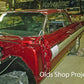 1990 1991 Oldsmobile Cutlass Supreme Sedan Rr Bumper Molding New GM10129975 Red