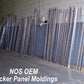 1982 1988 Oldsmobile Cutlass Supreme 2 Door Rear Bumper Moldings NEW! 4 Pc SET!
