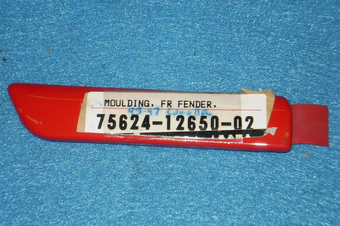 1993 1997 Toyota Corolla Left Front Fender Molding Trim O.E.M.-NEW-N.O.S. 02